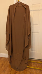 Duaa Khimar (Double layer large Chiffon)