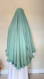 Saafiyah Khimar in Mint Green