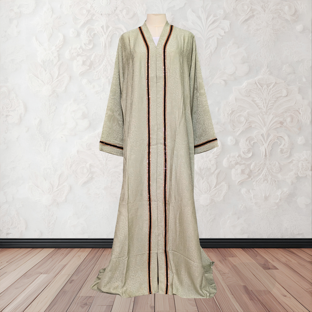 Satin Abaya Pnache