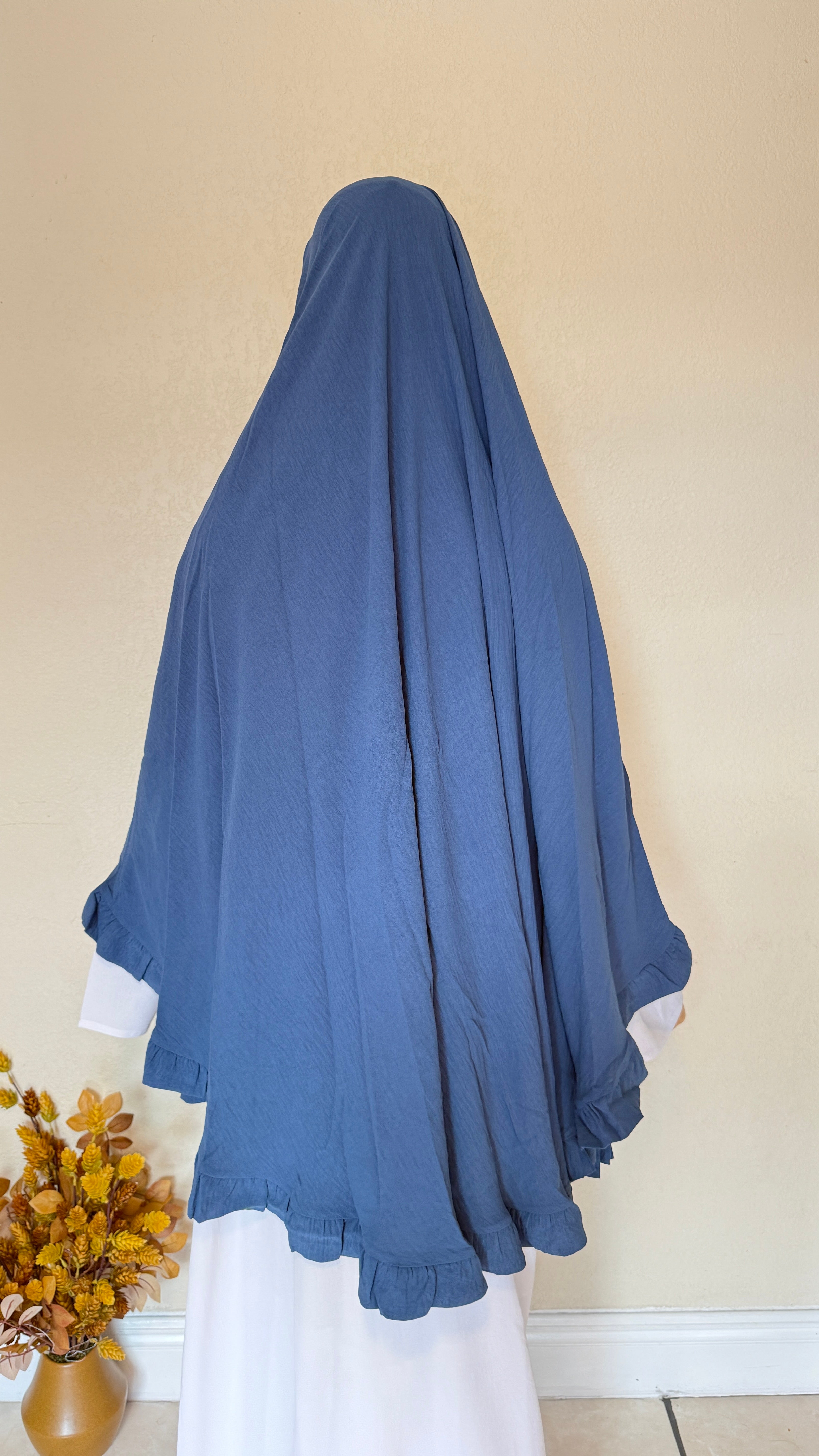Saafiyah Khimar in Foggy Blue