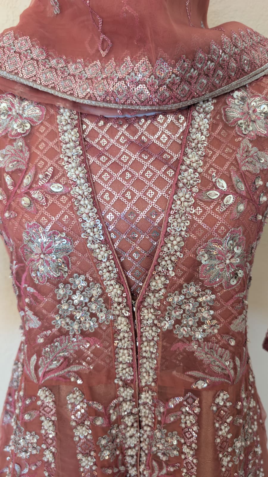 Floral Anarkali dress