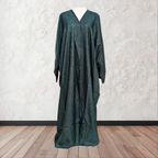 Jacquard open Abaya