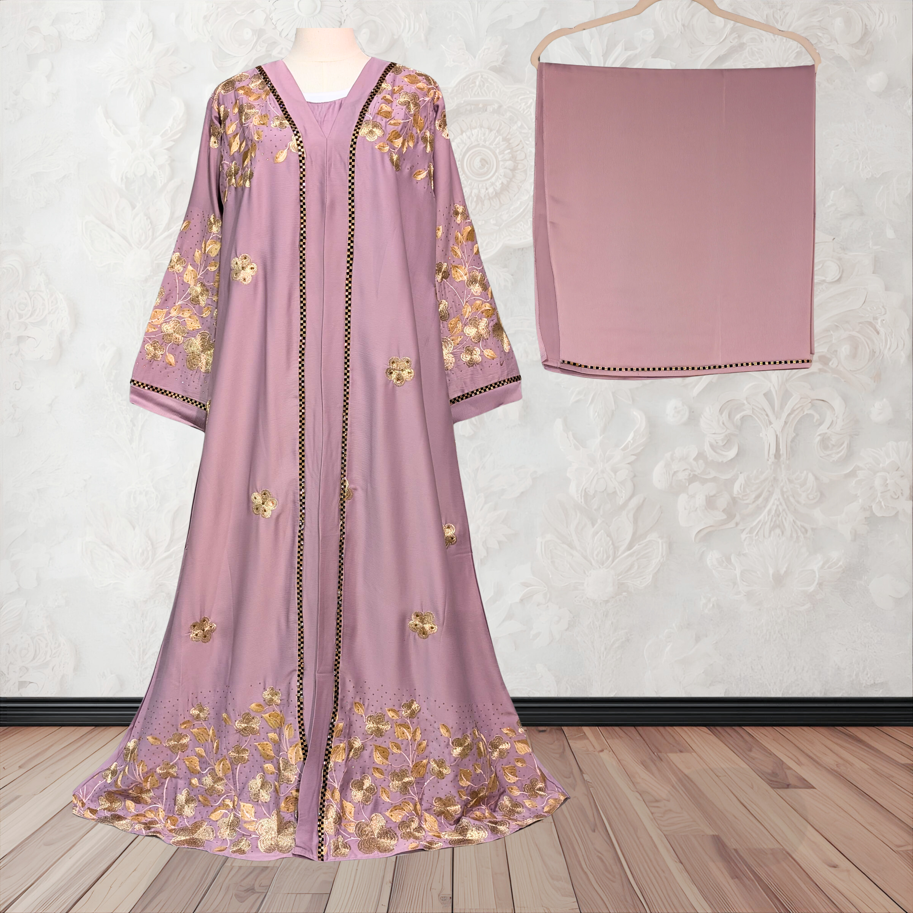 Embroidery Abaya