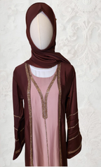 Pink Fusion Abaya